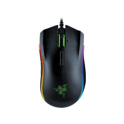 China Razer Mamba Elite High DPI 16000 16000 DPI RGB Back Lighting Ergonomic Cable Optical Sensor Wired Mouse 100% Original Gaming Mice for sale