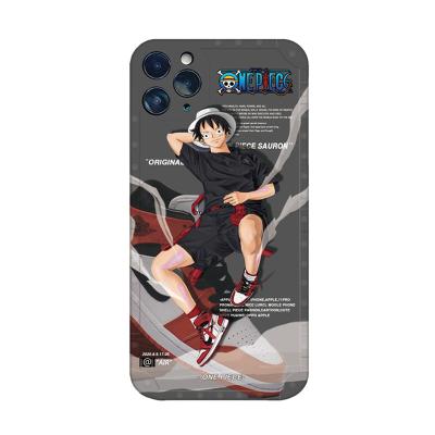 China Hot Fanshion Anime For Cartoon Phone Case TPU One Piece Soft Phone Case For iphone 12 pro case for sale