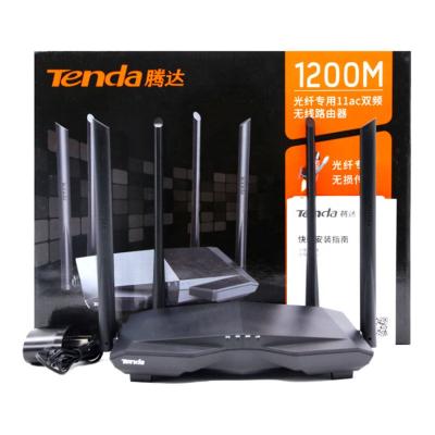 China Tenda AC6 Wifi Wireless Home Router Gigabit Dual Band AC1200 Repeater With 5*6dBi High Gain Antennas Wider Coverage for sale