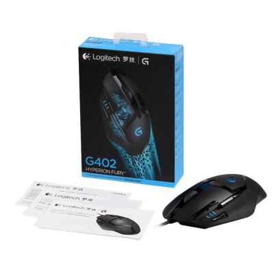 China Logitech Fury FPS Gaming Mouse 4000DPI High Speed ​​Optical Gaming Mouse Fusion Engine Multi Desktop G402 Hyperion for sale