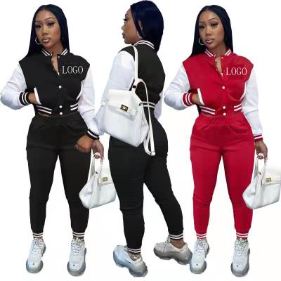 China QUICK DRY plus size crop top brand tracksuit women 2 piece set girls spring clothing with high quality for sale