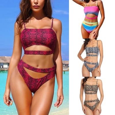 China QUICK DRY Two Piece Women's Bikinis Designer Bikini Swimwear Swimwear Cover Up Waist Bikini Top for sale