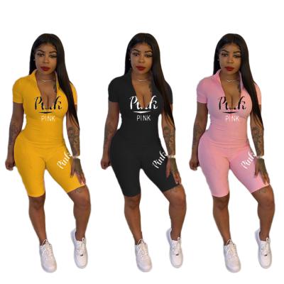 China Waterproof hot style printed casual sports overalls one piece rompers and jumpsuit rompers for sale