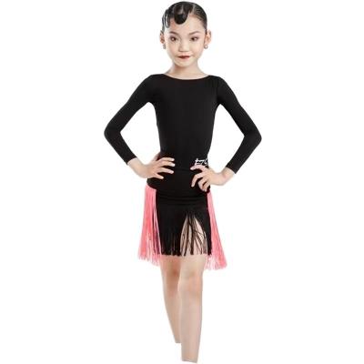 China Newest High Quality Low Price Hot Sale Wrap Skirt Latin Dance Clothes Ballroom Dancing Dress for sale