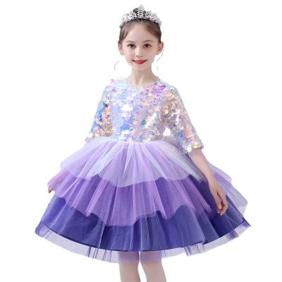 China Best Anti-wrinkle Girl Dress Baby Dresses Colorful Simplicity Girls Events Dresses Sleeveless Desgin Backless Dresses for sale