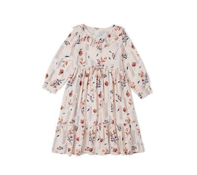 China 2022 Special Sale Anti-Wrinkle Baby Girl Dress Baby Dresses Multi Color Long Sleeve Dresses Simplenes Desgin Dresses for sale