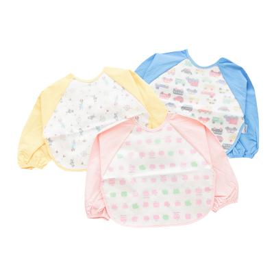 China Professional Hot Selling Freestyle Long Sleeve Top Coverall Bib Baby Waterproof Bandana Bibs for sale