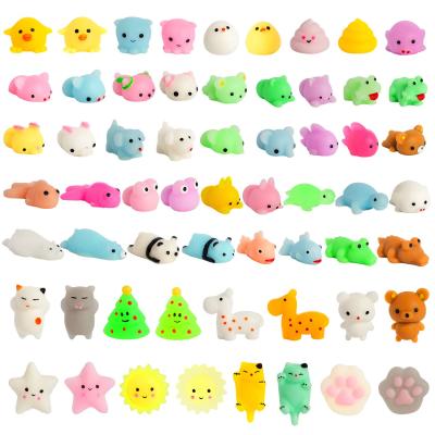 China Relaxing Animal Squishies Toys For Boys & Girls Birthday Gift 60 Pcs Mochi Squishies Kawaii Squishy Toys For Gifts Relaxing Squishies Animal Toys For Boys And Girls Birthday Gift for sale