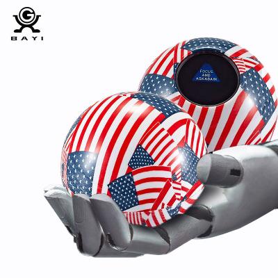 China 2022 Toy Magic 8 Promotional Ball Toy Customizable Country Flag Pattern Printing Eight Answers Magic Ball Promotional Toy for sale