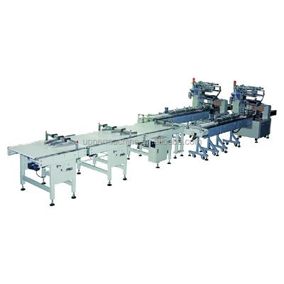 China Full automatic food large capacity waffle biscuit machine chocolatepackaging line for sale