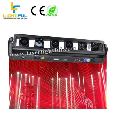 China Y6 3W LANDSCAPE Red Fat Beam Moving Head Laser Club Spotlight for sale