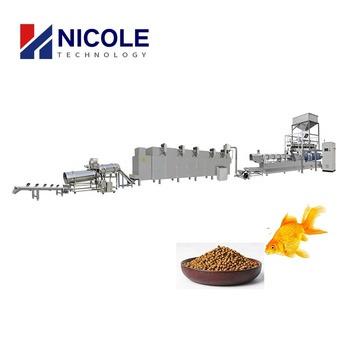 China food & Beverage Plant Floating Aquatic Twin Screw Extrusion Fish Feed Pellet Producing Floating Extruder Machine for sale