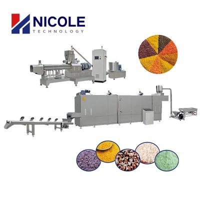 China Hot Selling Rice Stainless Steel Extruder Low Processing Cost Enriched Rice Making Machine for sale