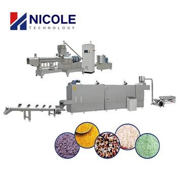 China Easy Operation Full Automatic High Efficiency Nutrition Artificial Rice Rice Production Line For Sale for sale