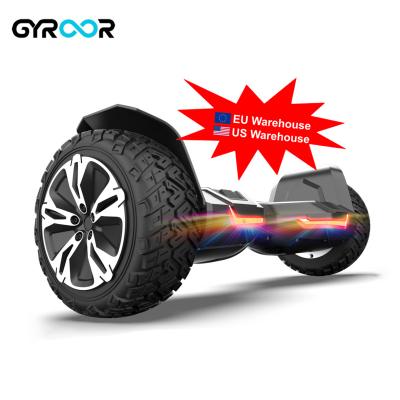 China Unisex Gyroor 8.5 Inch Off Road Electric Smart Self Balancing Scooter Hoverboard With Blue Tooth Speaker 2 Wheel Hoverboard Fashion for sale