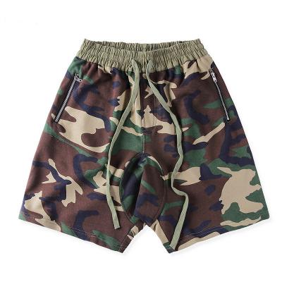 China Anti-wrinkle Justinbieber Summer Casual Cotton Camouflage Mens Shorts Printed Sports Shorts for sale