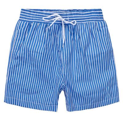 China Custom Made High Quality Mens Vertical Stripe Panel Breathable Shorts for sale