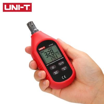 China UNIT UT333 -10 ~60 Celsius 0~100%RH LCD Backlight Digital Tester Handheld Digital Mini Pocket Temperature And Humidity Meter 155mm x 50mm x 28mm for sale