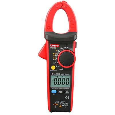 China UT216C 1000V 600A UNIT Temperature NCV AC DC RMS Current-Voltage Digital Clamp Handheld True Voltage Meter 38mm x 24mm for sale