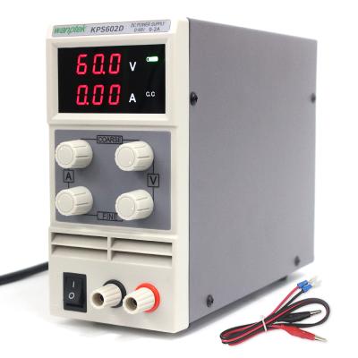 China Test Repairing Wanptek KPS605D 60V 5A Low Ripple 3 LED Digital Adjustable Single Output Variable Voltage Changing DC Power Supply for sale