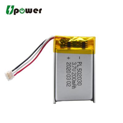 Chine Rechargeable Toys Lithium Polymer Battery 502030 3.7V 250mAh 240mAh 200mAh Lipo Battery Small à vendre