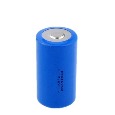 Cina toys er34615 3.6v 19000mah battery lithium d cell batteries er34615 battery lithium pack with strip in vendita