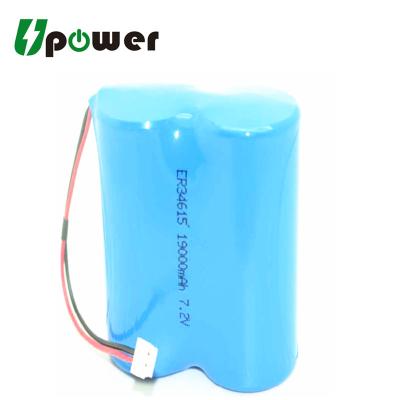 중국 ER34615 ATM machine 7.2V 19Ah lithium battery D size battery pack for ATM machine 판매용