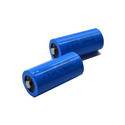 중국 Toys 1.65ah cylindrical batteries 1650mah 1600mah lisocl2 3.6v er14335 2/3aa lithium battery for fuel gauge data logger 판매용