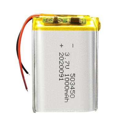 중국 Toys Li-ion 503450 lipo battery for helicopter lipo 3.7v 3.7wh lithium polymer battery 1000mah 판매용