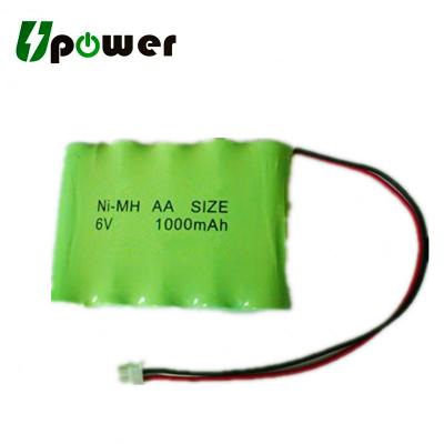 중국 Electronic Devices Battery Pack 6V 1000mAh NIMH Battery Pack NIMH Rechargeable Battery AA 판매용