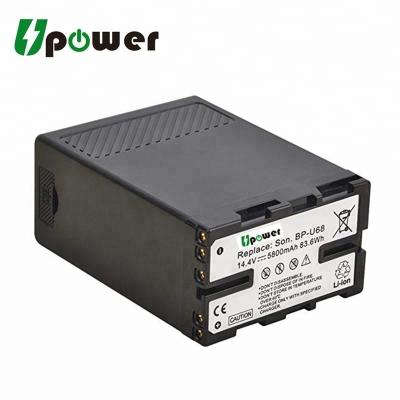 China Replacement Camera BP-U68 14.4V 5800mAh Li-ion Battery For BP-U65 BP-U90 BPU68 PMW-200 Camera Battery for sale