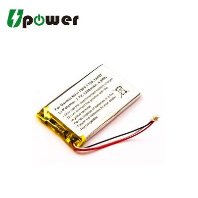 Cina Consumer Electronics Li-ion 1250mAh 3.7V GPS Battery Replacement For Nuvi 1300 1350 1350T 361-00019-12 in vendita