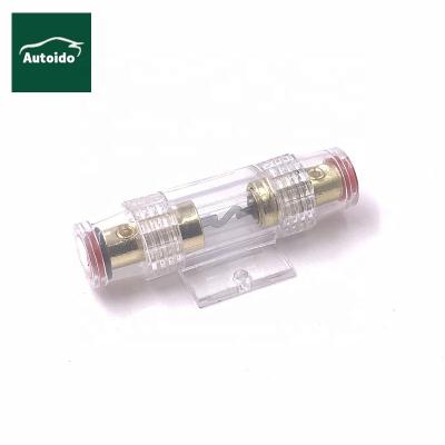 China 6GA Car Audio AGU Fuse 10X38 Holder Waterproof Gold Plated 10x38 Audio Fuse Holder for sale