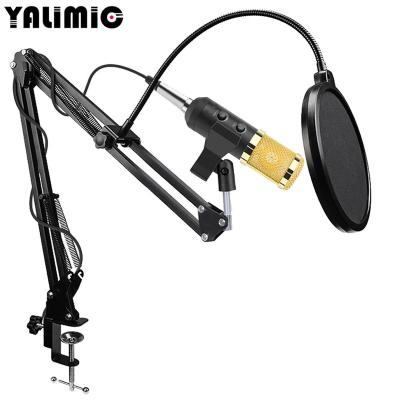 China Microphone BM 900 USB Handheld Microphone For Computer Condenser Studio Karaoke Mic For PC With NB-35 Suspension ArmHolder Noise Filter for sale