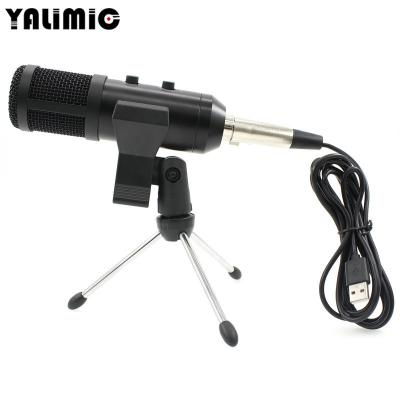 China BM-900 Microphone Handheld Podcast Recording Microphone with Stand Condenser Professional Studio Microphone USB Broadcasting Condenser Microphone for sale