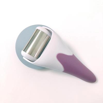 China Hand Held Ice Roller For Face Eye Skin Massage Stainless Steel Cooling Facial Ice Roller for sale