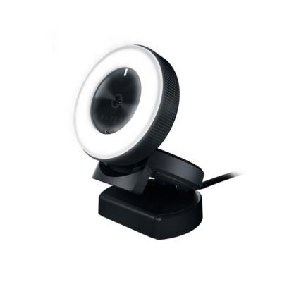 China Razer Kiyo 4MP HD Desktop Streaming Camera 1080P Computer Webcam with Multi-step Ring Light Lamp for Tik Tok Live Streaming Black for sale