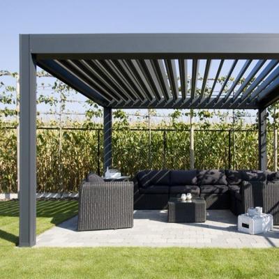 China Modern Long Warranty Anti-mosquito Multifunctional Aluminum Alloy Windproof Pavilion for sale