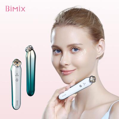 China Skin Tightening Portable Bimix USB Charging Heated Eye Vibration RF Electric Eye Massager Relax Pen for sale