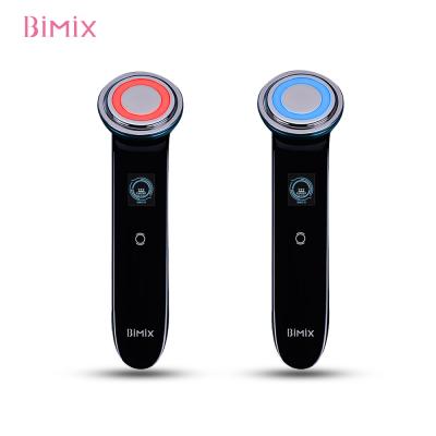 China Skin Tightening Bimix Factory Direct Import-Export LED Light Atomization Ultrasonic Vibration Massage Personal Facial Beauty Instrument for sale