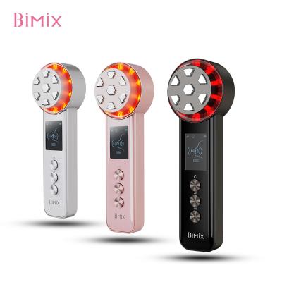 China Dark Circles Bimix RF Skin Rejuvenation Device Radio Frequency LED EMS Anti Aging Home Use Beauty Device for sale