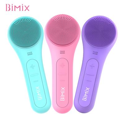 China DEEP CLEANING Bimix 2021 tends wash fast clean smooth face remover face contact cleansing brush for sale