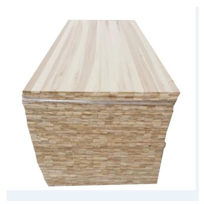 China Traditional direct hot raw material poplar natural wood poplar strips wood color factory sale wooden board for sale