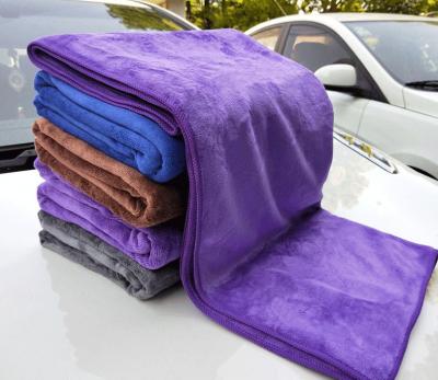 China Double-layer thickened design/strong water absorption. Hght Quality Microfiber Car Cleaning Towel Quick Dry Car Cleaner Home Cleaning Tools Strong Water Absorption for sale