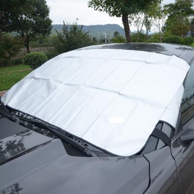 China Cute hot sales promotion car sunshade 150*70cm 190T polyester promotion car front sunshades for front window for sale