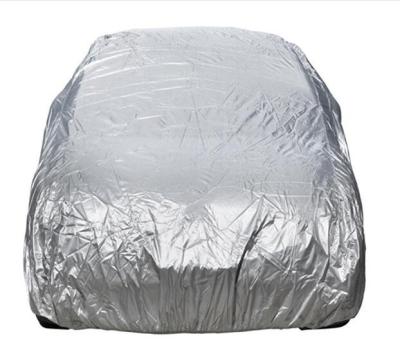 China Water Resistant Waterproof Polyester Taffeta 190T Silver Coated Car Cover for sale