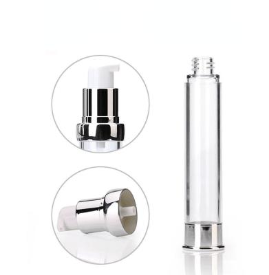 China Cosmetic Double-Layer AS Vacuum Emulsion Spray Airless Toner Storage 5/10/15/20/30ml Bottle for sale