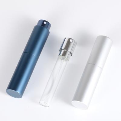 China 8ml Refillable Spin Screw On Type Refillable Oral Spray Mini Size Portable Perfume Atomizer Bottle For Personal Care for sale