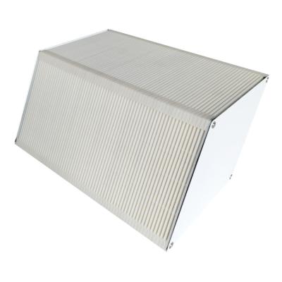 China Hotels Counter Cross Flow Scrape Outdoor Aluminum Foil Core Heat Exchanger for sale