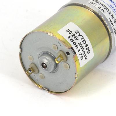 China Mahjong table 6v DC gear motor ZGA37RG 37mm diameter 110RPM 1.4KG RATIO 1/31.6 FOR ROBOT for sale